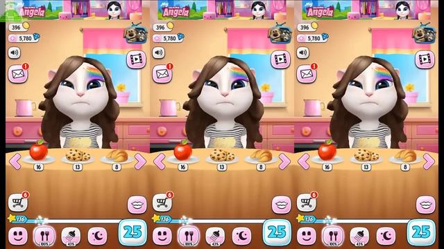 My Talking Angela Gameplay - Great Makeover For Kids HD смотреть онлайн