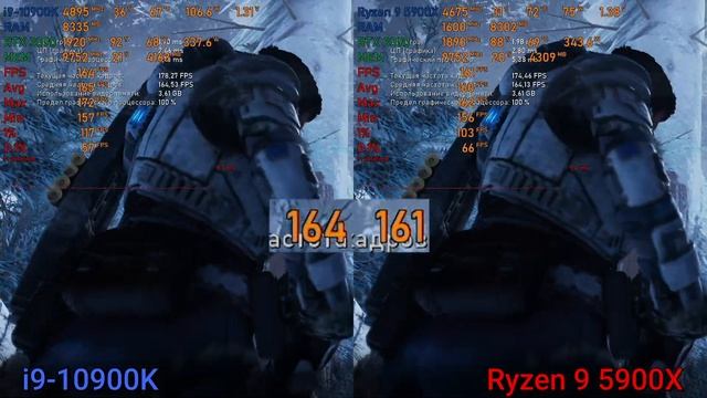 I9-10900k Vs Ryzen 5900X (RTX 3090)
