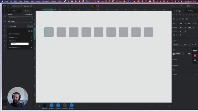 Managing a color palette in #penpot #design #opensource смотреть онлайн