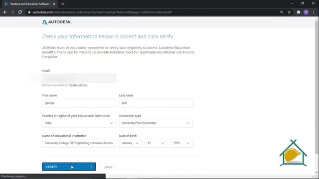 Autodesk Student Account Verification 2021-How to create & verify for free Student License смотреть онлайн