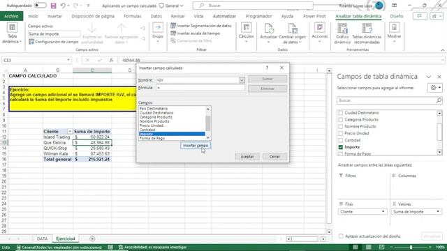Tabla dinámicas - Creando Campos Calculados смотреть онлайн