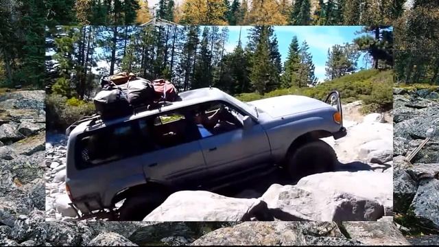 #372. Toyota Land Cruiser 80 забирается по камням