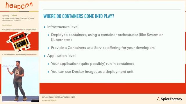 Heapcon 2019 | Do I Really Need Containers? - Antonis Kalipetis смотреть онлайн