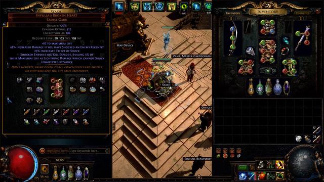 Path Of Exile | SkInS Frost Blades - Trying Linking 6L Inpulsa ( my Lucky day?) смотреть онлайн