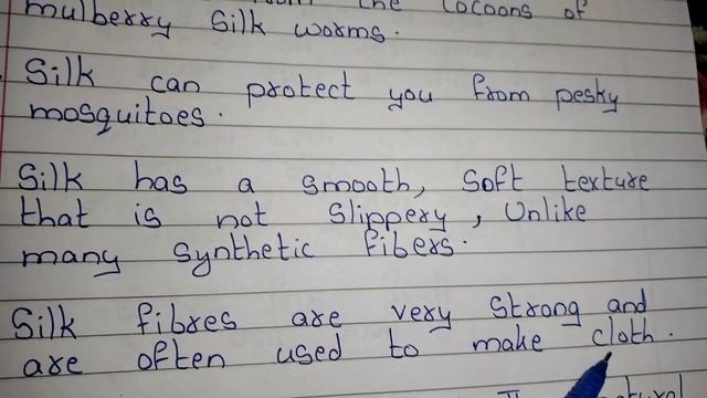 10 Lines on Silk/ Essay on Silk in english/ Few Sentences on Silk Fabrics/ About Silk Fabrics смотреть онлайн