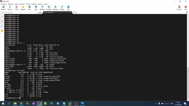 7. Как правильно поднять Linux с LVM-ом за пару минут ? / LINUX/ LVM/ install/ Ubuntu/ CentOS смотреть онлайн
