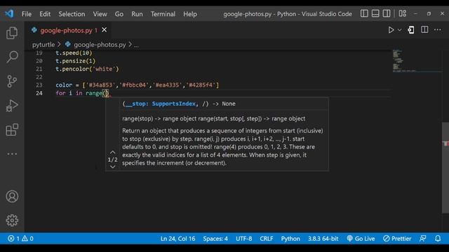 Google Photos logo drawing using python turtle | Python Turtle Coding Video | Learnonpy | смотреть онлайн