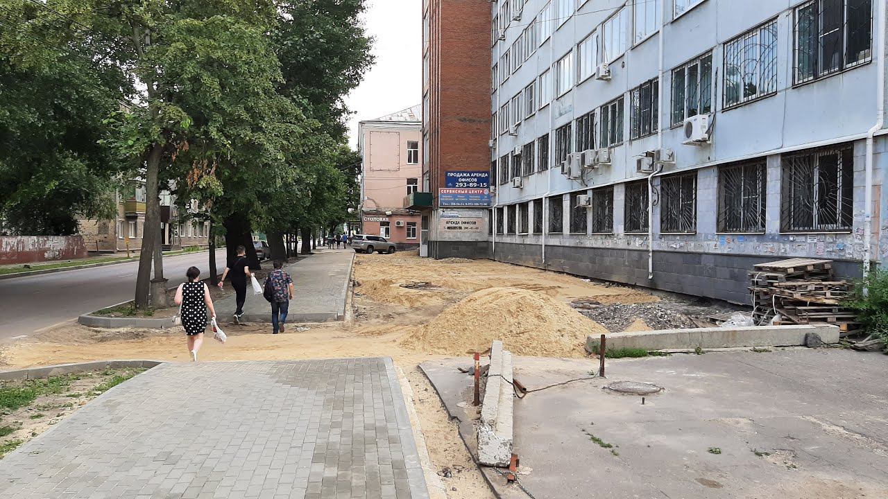 Воронеж, Свободы, 65А, 75А. Квартал приведен в порядок после драки на рейде смотреть онлайн