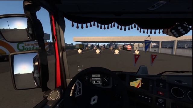 Euro Truck Simulator.#ETS.Перевозка бульдозера весом 39т.София - Стамбул на Рено Т. смотреть онлайн