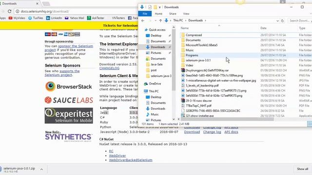 Add Selenium library to Java project смотреть онлайн