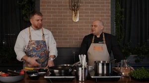 Салат с хрустящими баклажанами