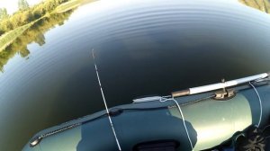 ЛОВЛЯ С ЛОДКИ НА КИВОК. ПОПЫТКА ПОЙМАТЬ ЛЕЩА