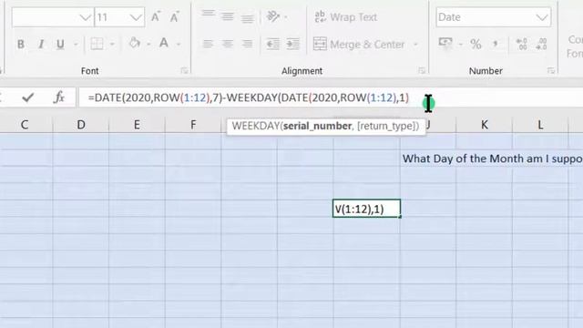 Excel functions to find the 1st Tuesday of every month смотреть онлайн