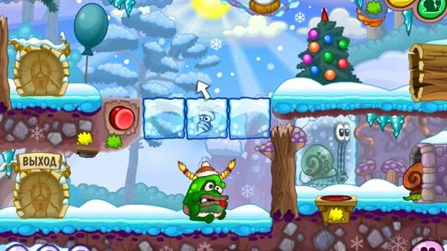 Snail Bob 6: Winter Story - LEVEL 17 - 3 ЗВЕЗДЫ смотреть онлайн