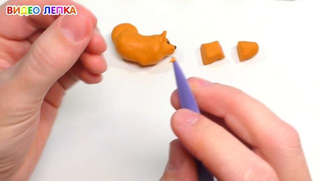 ШПИЦ - КАК СЛЕПИТЬ СОБАКУ ИЗ ПЛАСТИЛИНА | Видео Лепка смотреть онлайн