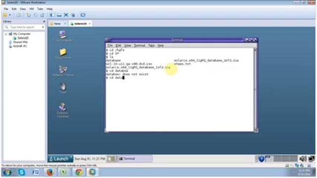 Install Solaris10 & Oracle Database 11g On VMware Part 4 смотреть онлайн