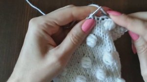 Как просто связать шишечку спицами