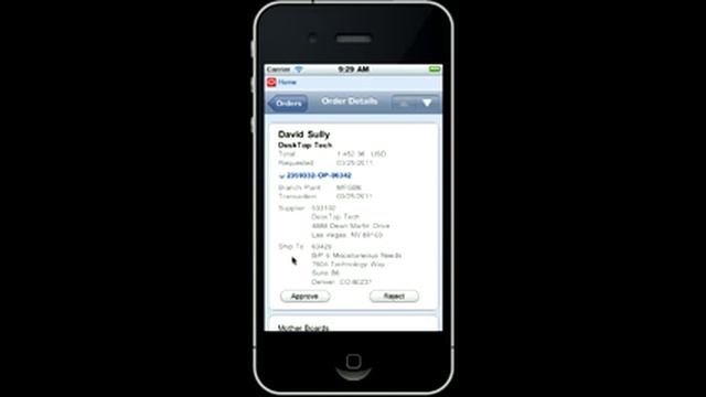 JD Edwards EnterpriseOne Mobile: Purchase Order Approval Demo смотреть онлайн
