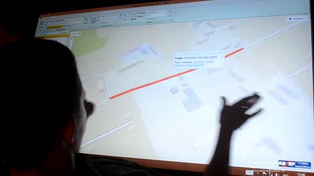Использование интерактивной карты 2ГИС. LCD сенсорная панель IPBOARD. смотреть онлайн