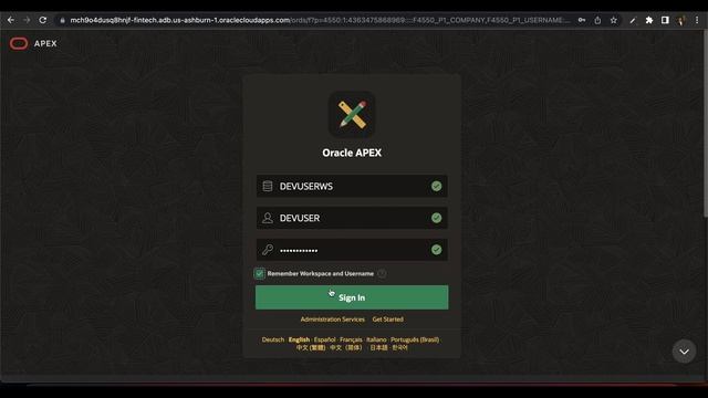 Create an Autonomous Database instance and Develop an Oracle APEX app w/sample Fintech data смотреть онлайн