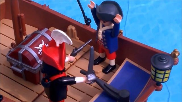 Playmobil Pirates: Jolly Roger Corsair VS Navy Boat смотреть онлайн