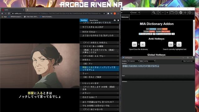 Sentence mining using Language Learning Netflix, ShareX and MIA Add-on смотреть онлайн