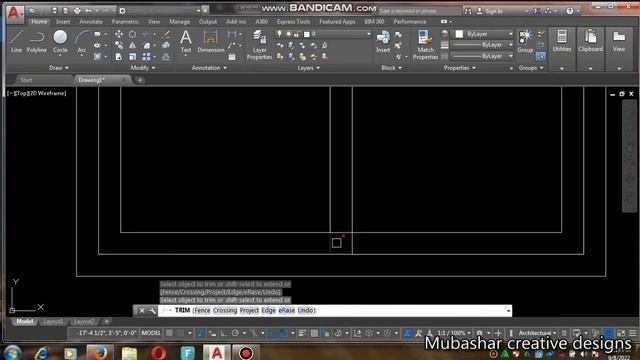 How to Draw Sliding Windows In AutoCad|Mubashar creative designs смотреть онлайн