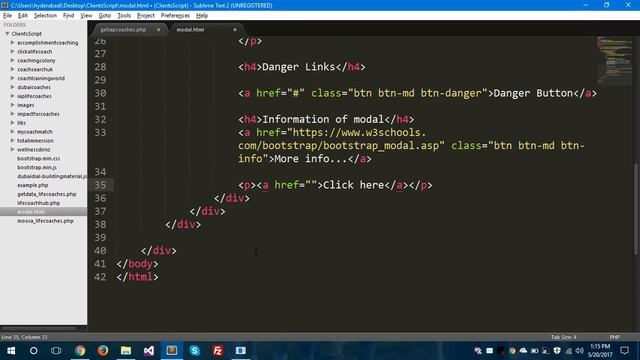 Responsive Modal (dialog box or popup window) using bootstrap 3 смотреть онлайн