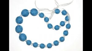Очаровательные бусы своими руками, вязаные крючком