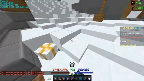 ALL WHITE GIFTS #4 | Hypixel Skyblock !