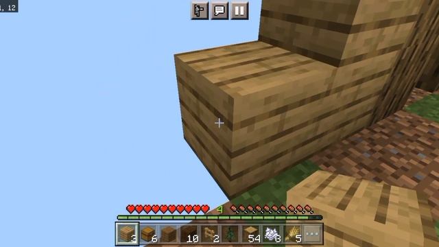 ДОМ НА ОДНОМ БЛОКЕ В МАЙНКРАФТ ПЕ #5 смотреть онлайн