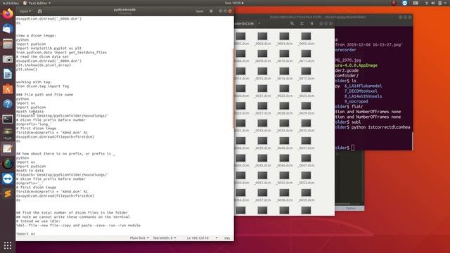 Use pydicom to change and correct DICOM header смотреть онлайн