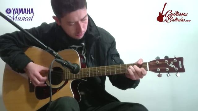 Guitarra electroacustica Yamaha FX370C. Reseña de características y sonido. смотреть онлайн