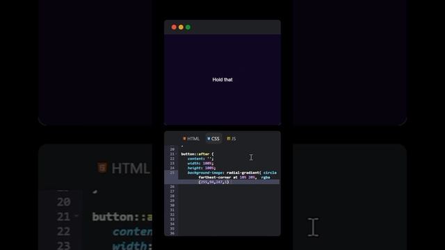 Hold on animation using html and css смотреть онлайн