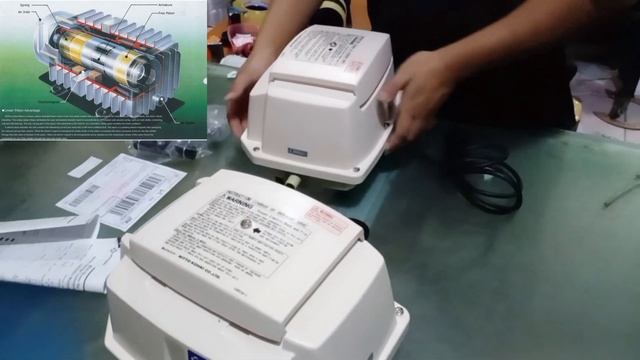 Test Air Blower LA-80B Nitto Kohki/review