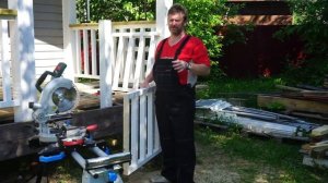 Проект и постройка террасы к дому. Часть I. Перила. Строю открытую веранду