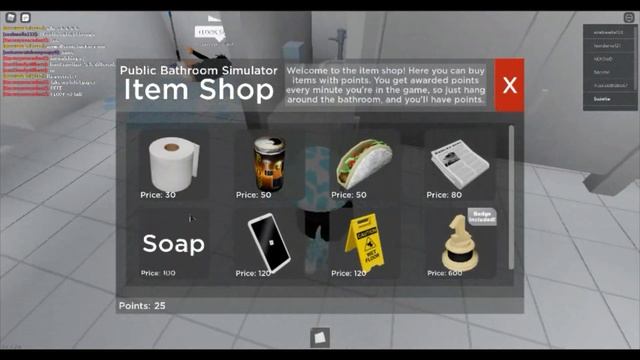 I Joined My Friend In A Bathroom Game... Roblox Public Bathroom Simulator смотреть онлайн
