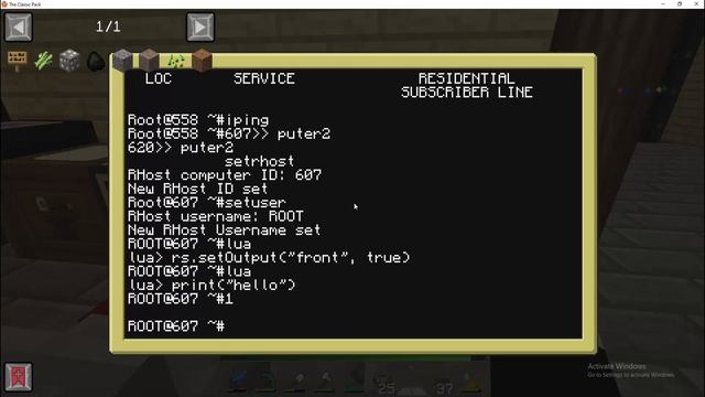 The Classic Pack | Computercraft Rednet Remote Control смотреть онлайн