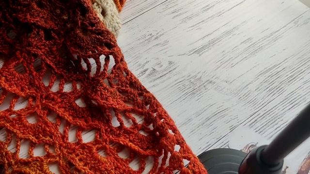 Шаль крючком из YarnArt Flowers Merino / обзор / отзыв о пряже