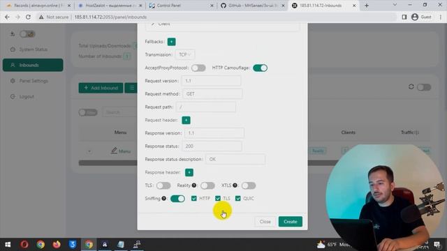 آموزش صفر تا صد پنل سنایی Mhsanaei (3x-ui) دارای ریالیتی و GRPC