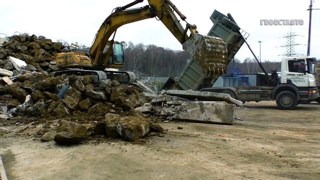 Бетонный щебень фракция 5-20 мм (Бетон дроблённый) Бой бетона и Рециклинг. смотреть онлайн