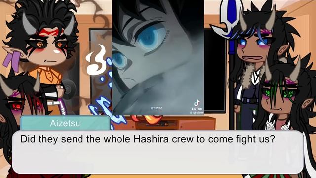 Hantengu Clones ✨REACT✨to the ✨SWORDSMITH VILLAGE✨//anime simp// Gacha club// смотреть онлайн