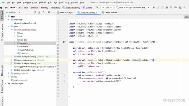 Jetpack Compose - Viewmodels and Repository + MVVM - Complete App | CheezyCode Hindi смотреть онлайн