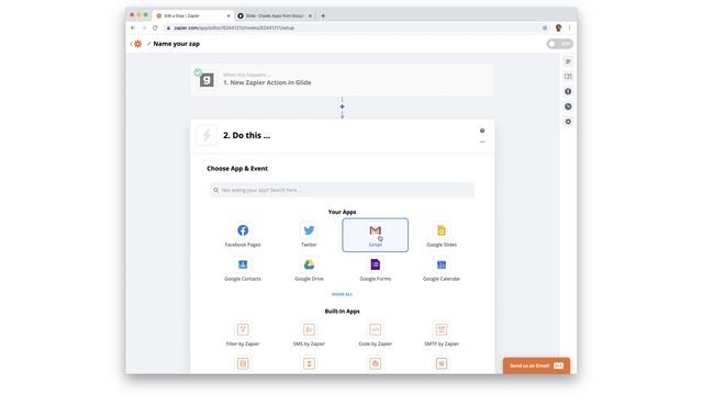 Automate Tasks with Zapier & Glide | No Code Integration Tutorial | Glide Apps Tutorial смотреть онлайн