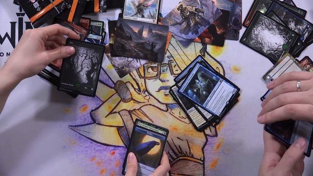 Что будет если распаковать МТГ дисплей с женой? MTG Иннистрад Полночная охота Mtg Midnight Hunt