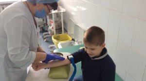 Данил 6 лет сдаёт кровь