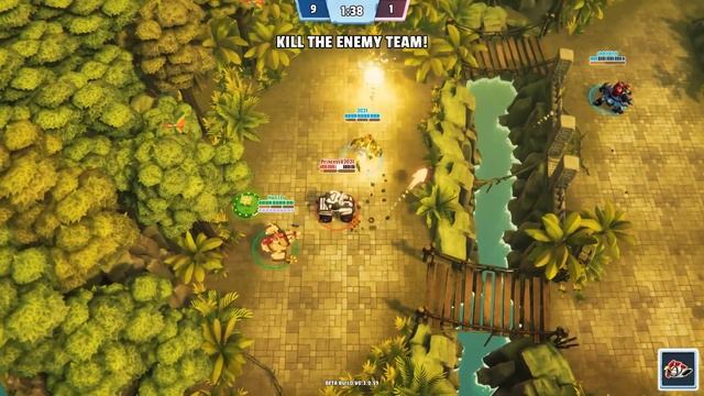 Spider Tanks | MOBA NFT Game | Chicken Attack!!! смотреть онлайн