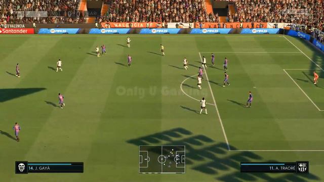 FIFA 22 - Valencia CF vs FC Barcelona La Liga Santander 2021/22 Matchday 25 | Next-Gen Gameplay смотреть онлайн