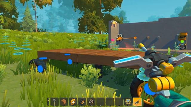 Scrap mechanic гайды.#2 Принцип работы кнопок и машины. смотреть онлайн