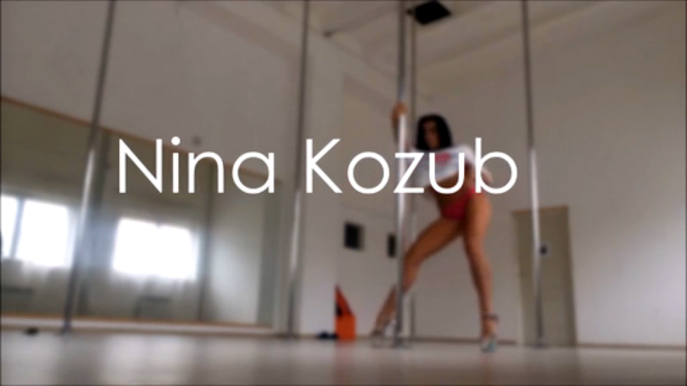 Pole Dance Nina Kozub Combo with one spin смотреть онлайн